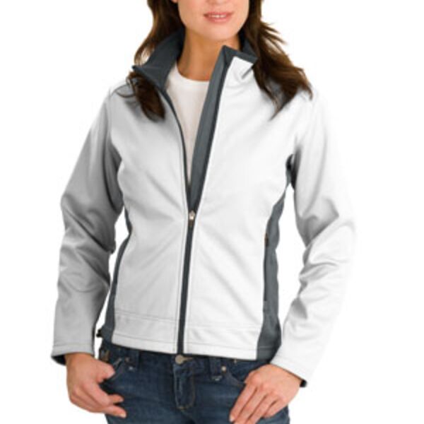 Ladies Two Tone Soft Shell Jacket Thumbnail